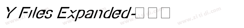 Y Files Expanded字体转换